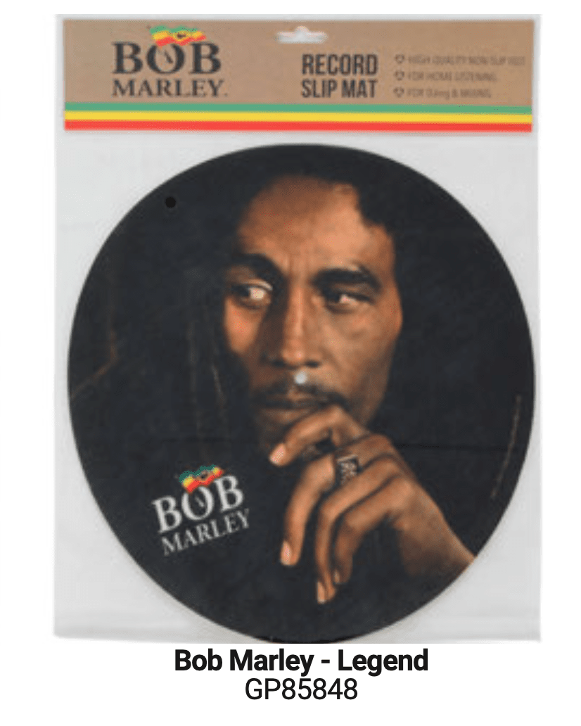12 - Inch Vinyl Record Slip Mat – Bob Marley “Legend” - AMPED