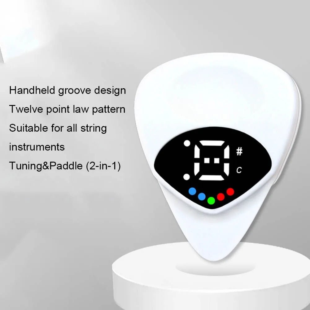 2 - in - 1 Guitar Pick Tuner - AMPED