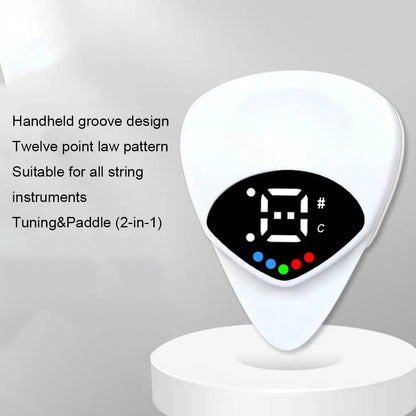 2 - in - 1 Guitar Pick Tuner - AMPED