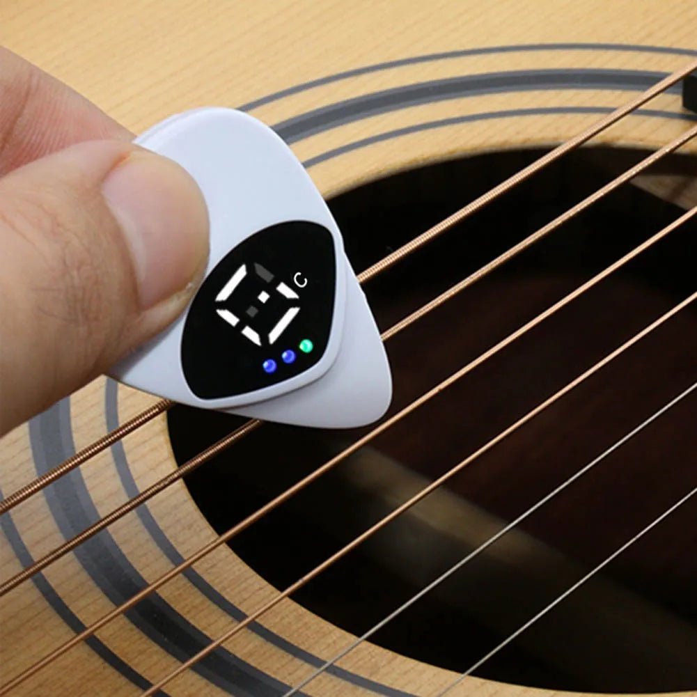 2 - in - 1 Guitar Pick Tuner - AMPED