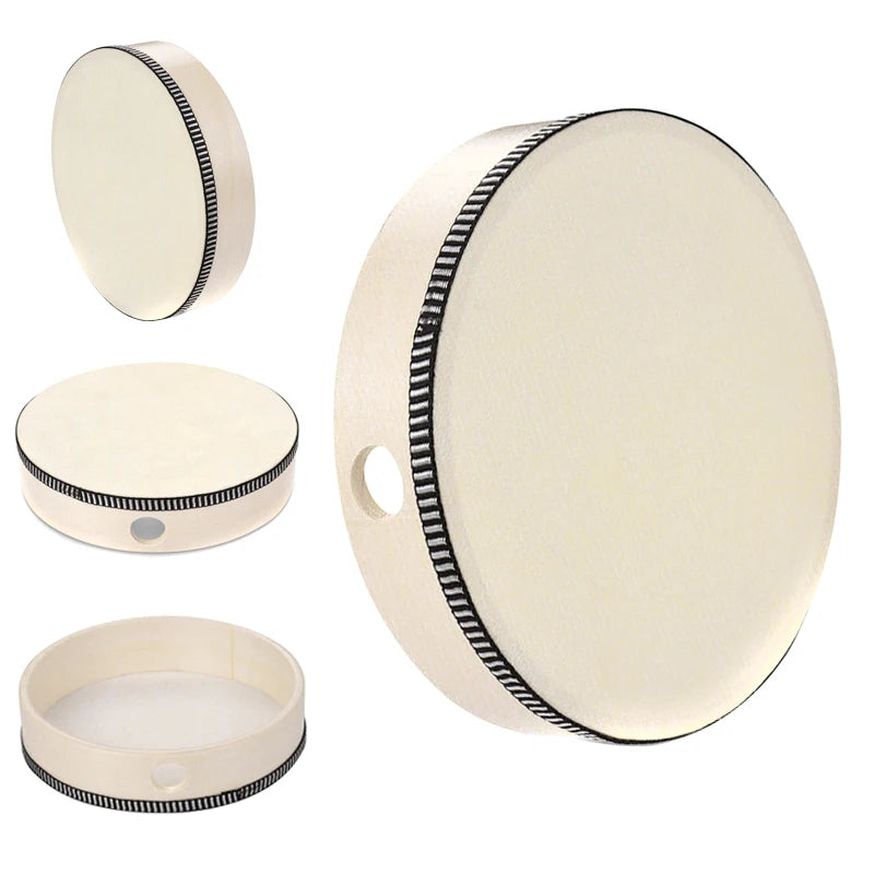 Wooden Hand Drum (4" / 6" / 8" / 10")