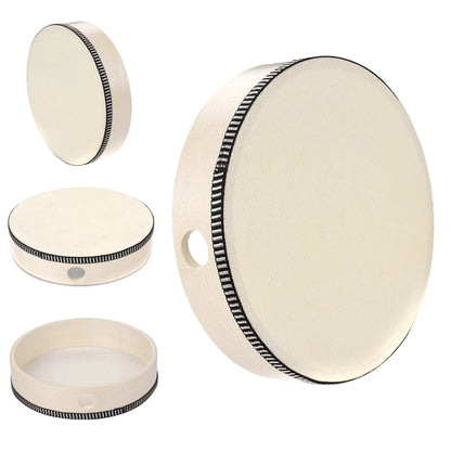 Wooden Hand Drum (4" / 6" / 8" / 10")