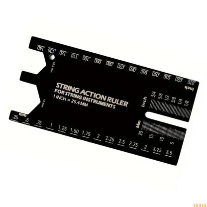 String Action Gauge Ruler