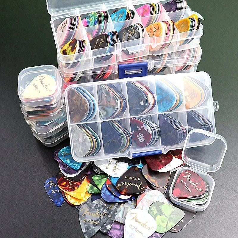 Celluloid Guitar Pick Set