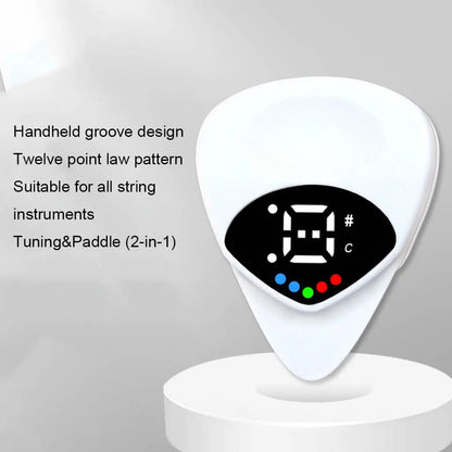 2-in-1 Guitar Pick Tuner