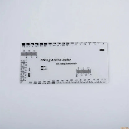 String Action Gauge Ruler