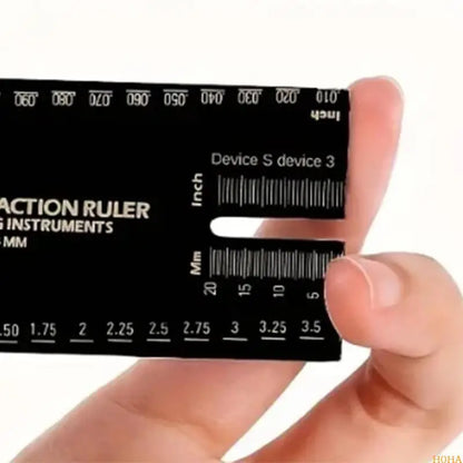 String Action Gauge Ruler