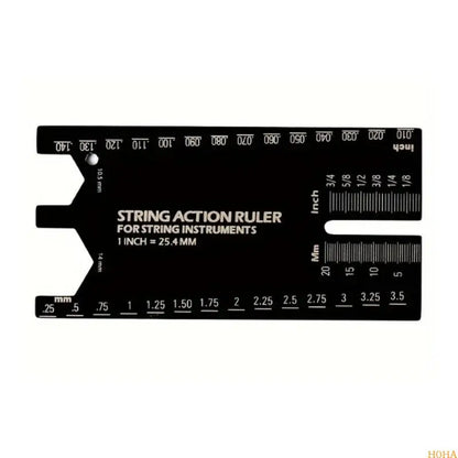 String Action Gauge Ruler