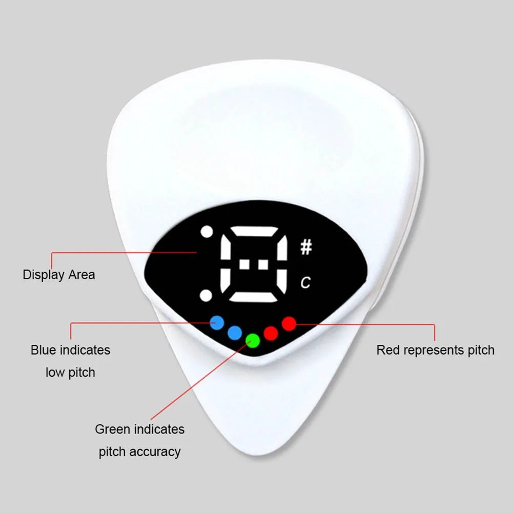 2-in-1 Guitar Pick Tuner