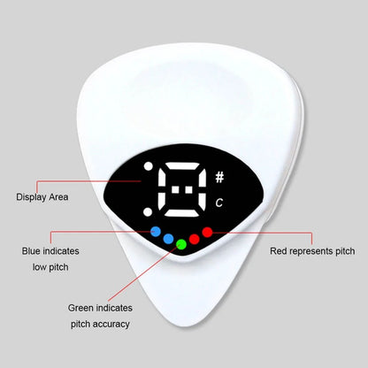 2-in-1 Guitar Pick Tuner