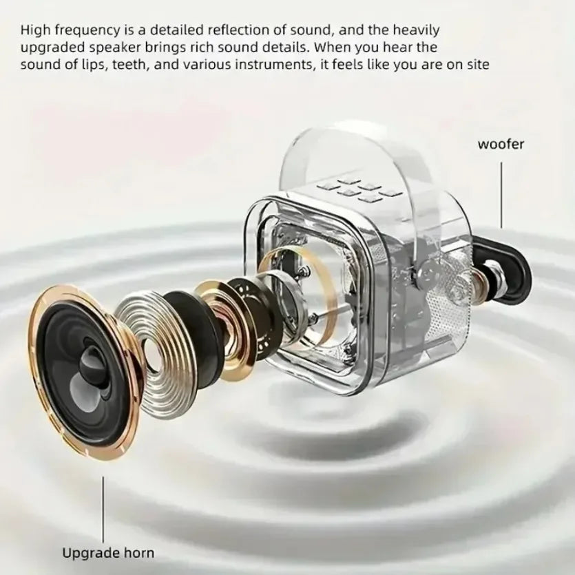 Portable Karaoke Bluetooth 5.3 Speaker