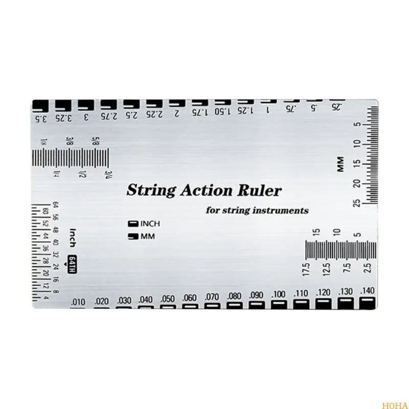 String Action Gauge Ruler
