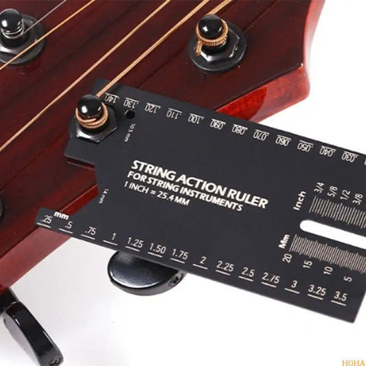 String Action Gauge Ruler