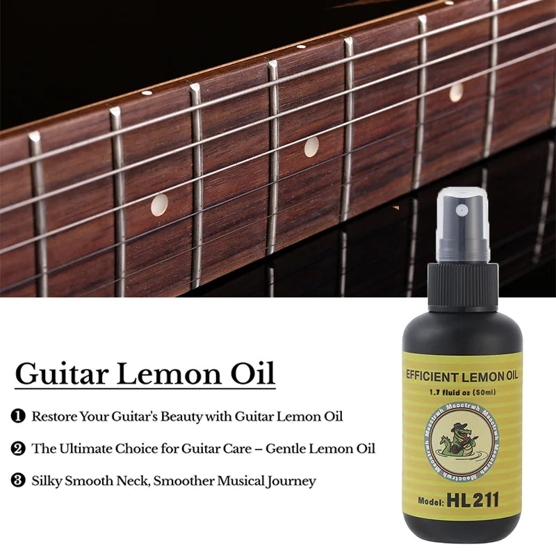 Fretboard Care Kit — Lemon Oil & Cleaner (All-in-One)