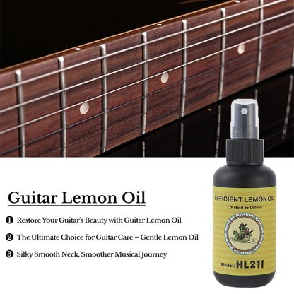 Fretboard Care Kit — Lemon Oil & Cleaner (All-in-One)