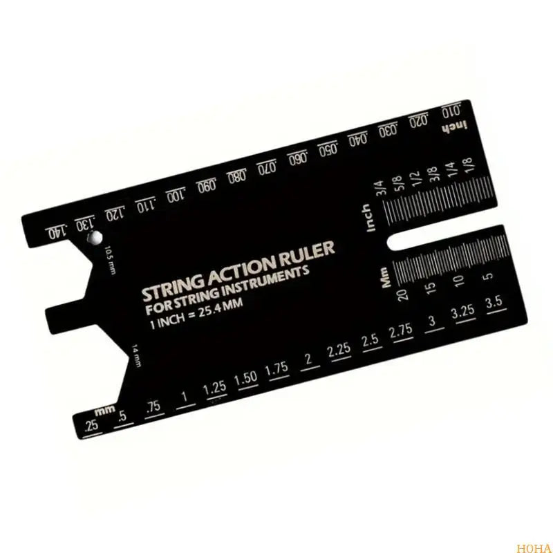 String Action Gauge Ruler