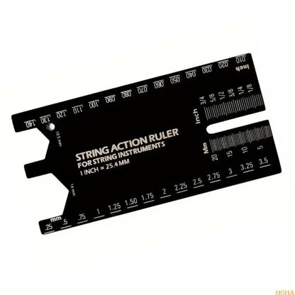 String Action Gauge Ruler