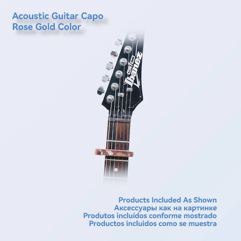 Acoustic Capo — Multi-Finish