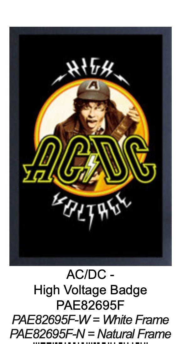 AC/DC – High Voltage Badge Poster (11 x 17) - AMPED