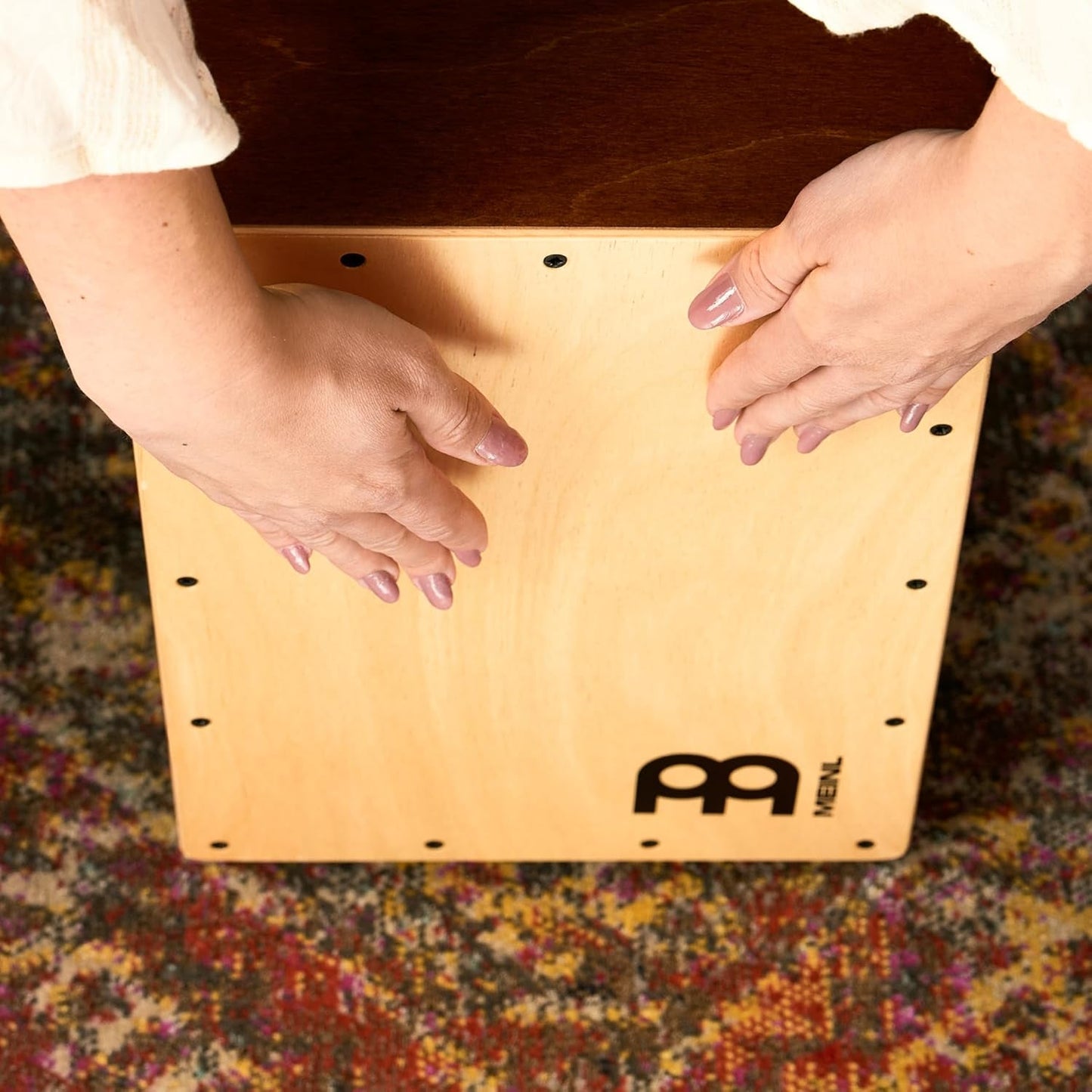 Backbeat Jam Cajon – Snare & Bass Box Drum - AMPED
