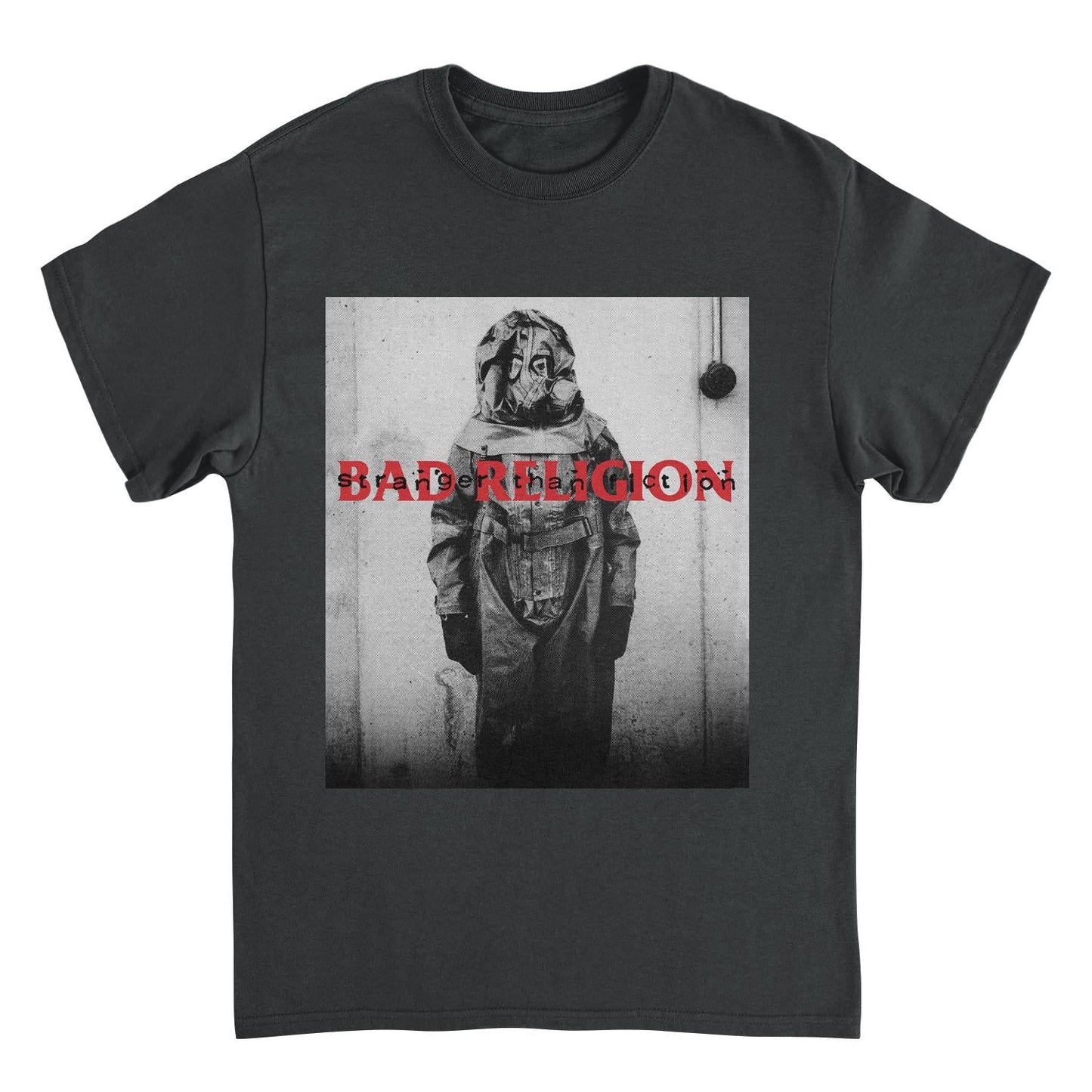 Bad Religion Hazmat Stranger Than Fiction Black T-Shirt - AMPED