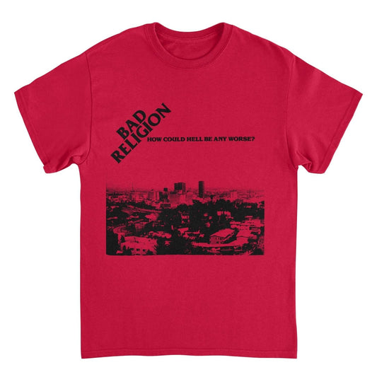 Bad Religion How Could Hell Be Any Worse Red T-Shirt - AMPED