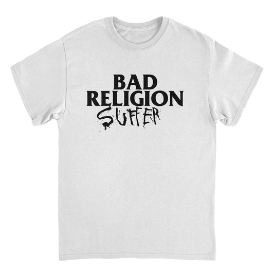 Bad Religion Suffer 89 EU Tour Front White T-Shirt - AMPED