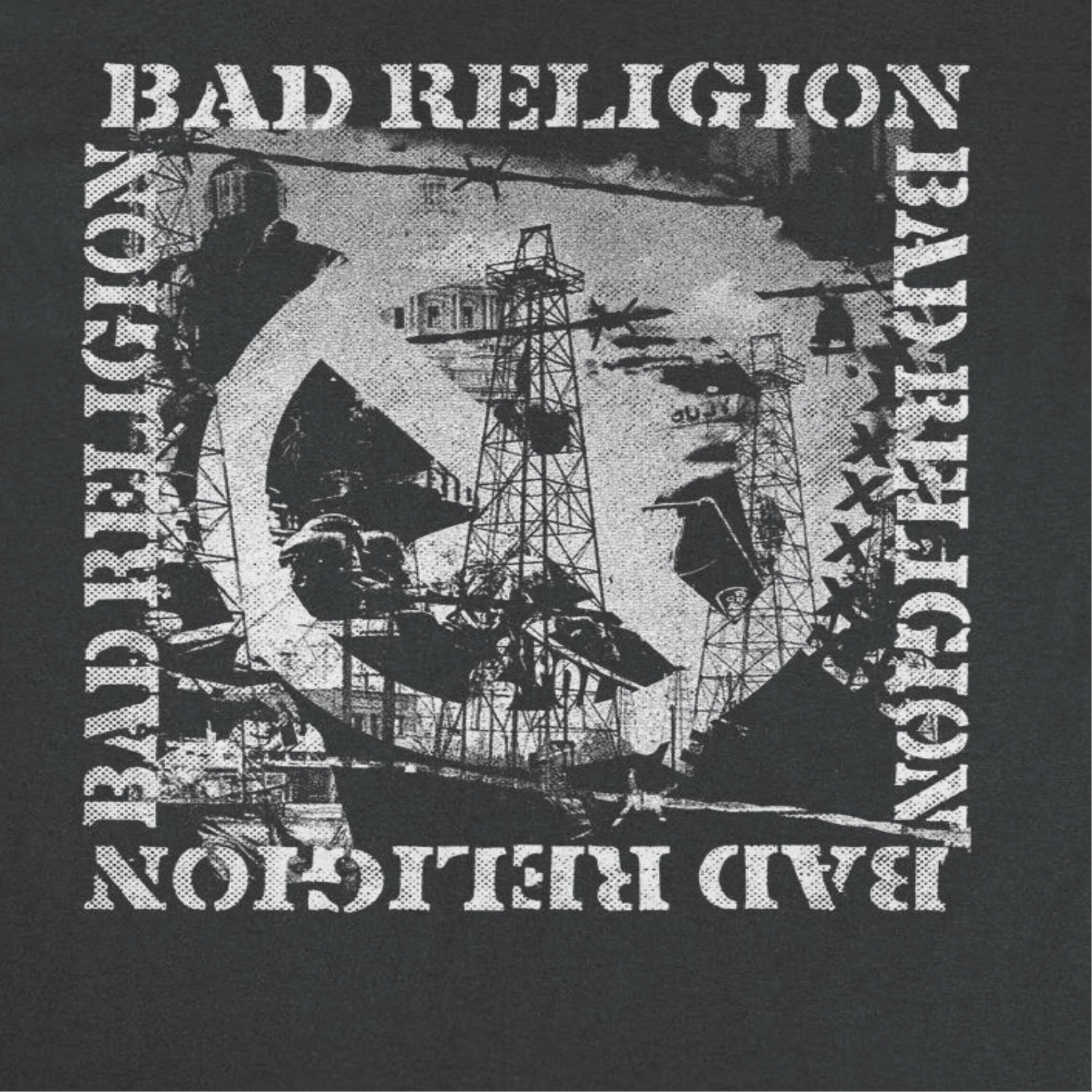 Bad Religion This Is Hell Front Black T-Shirt - AMPED