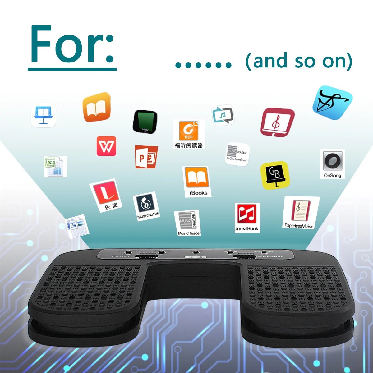 Bluetooth Page Turner Pedal - AMPED