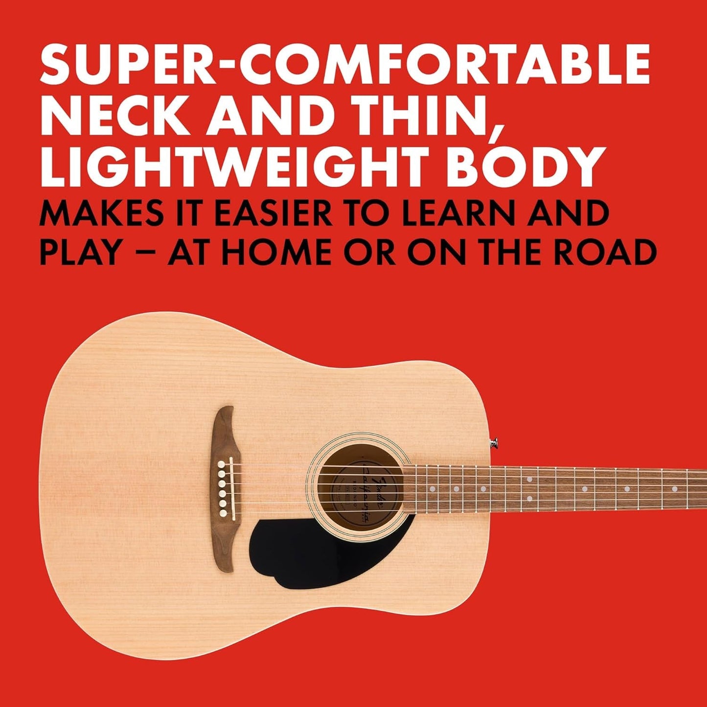 California Redondo Beginner Acoustic Guitar - AMPED