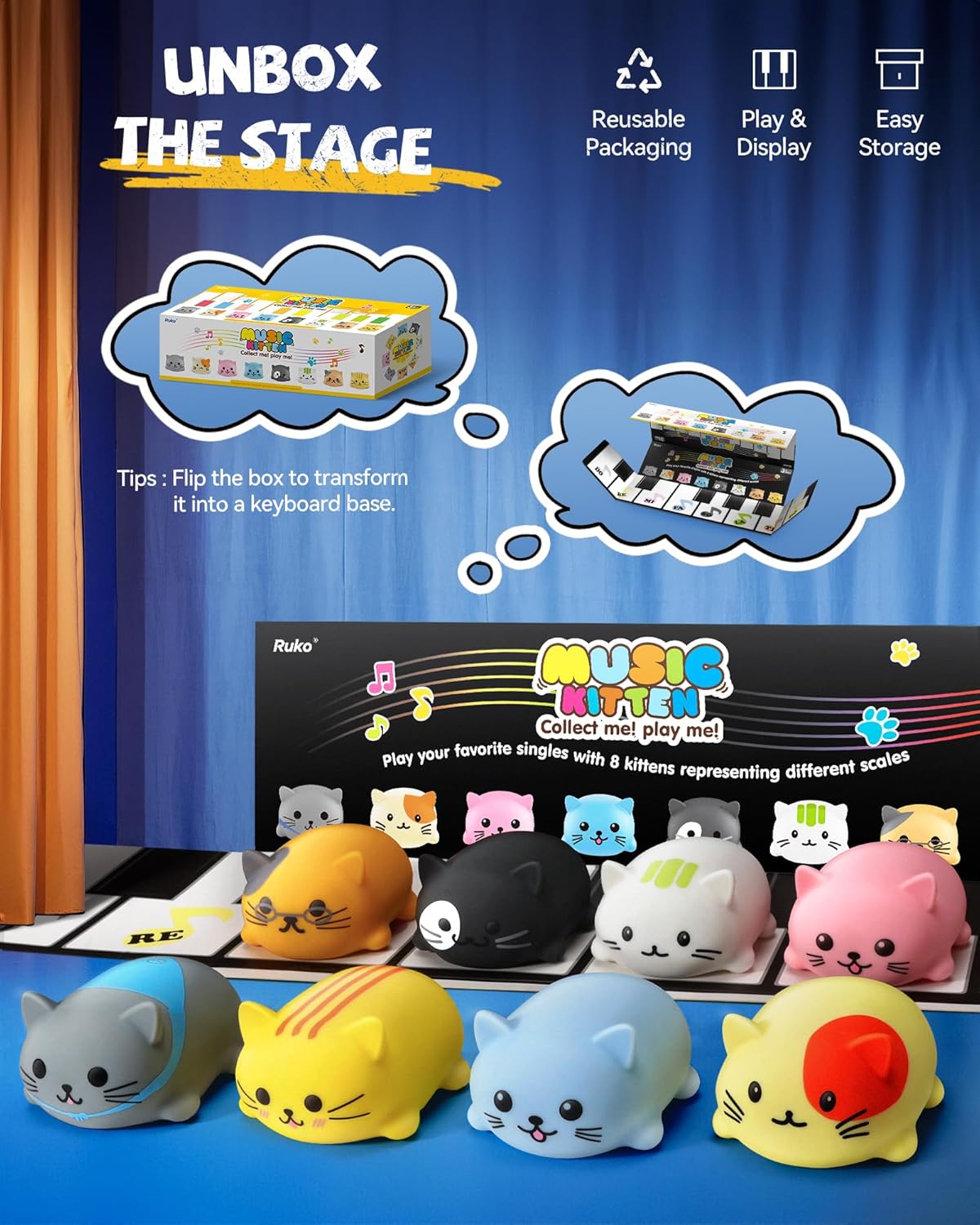 Cat Piano Keyboard - AMPED