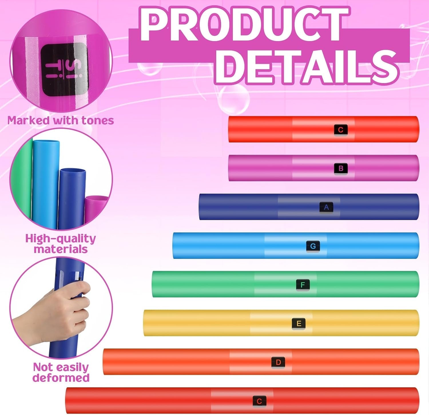 ColorBeat Octave Tube Percussion Set - AMPED
