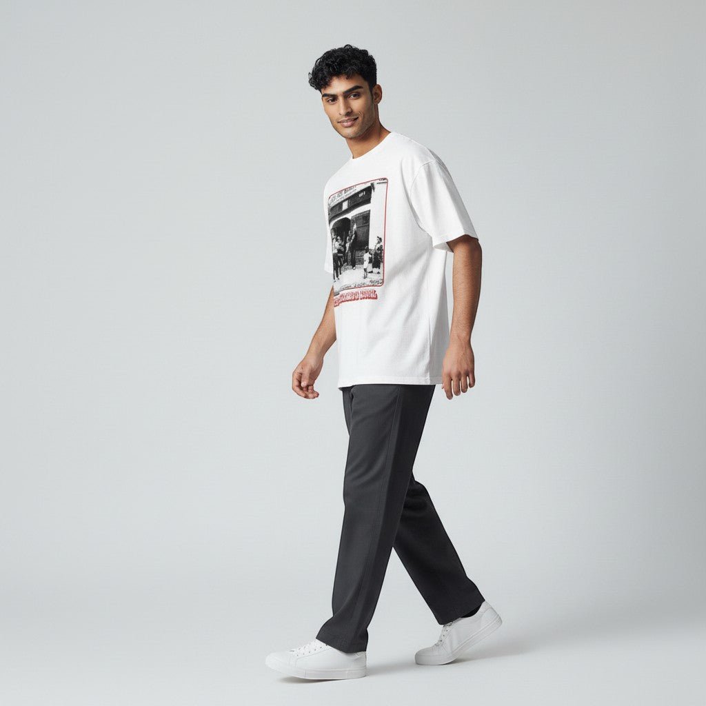 Creedence Clearwater Revival CCR Market Band Photo White T-Shirt - AMPED