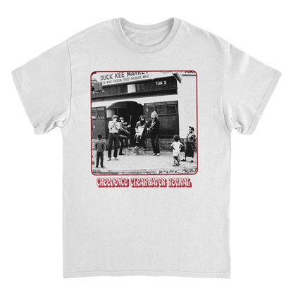 Creedence Clearwater Revival CCR Market Band Photo White T-Shirt - AMPED