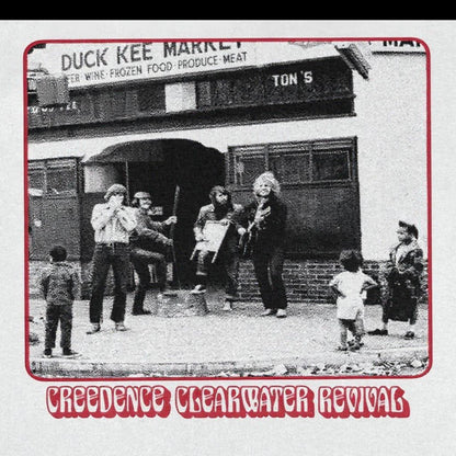 Creedence Clearwater Revival CCR Market Band Photo White T-Shirt - AMPED