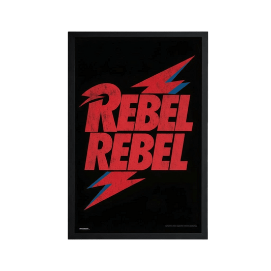 David Bowie – Rebel Rebel Poster (11 x 17) - AMPED