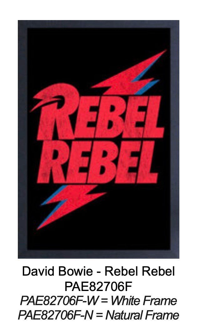 David Bowie – Rebel Rebel Poster (11 x 17) - AMPED