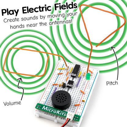 DIY Theremin Electronics Learning Kit - AMPED