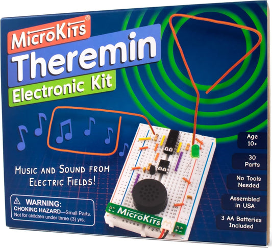 DIY Theremin Electronics Learning Kit - AMPED