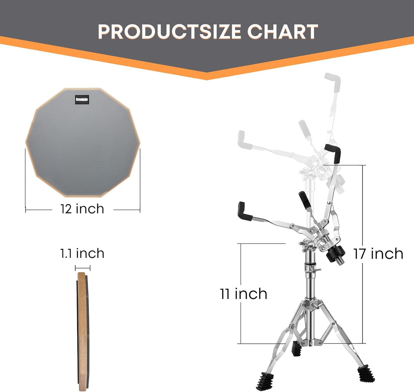 Drummer Practice Kit - AMPED