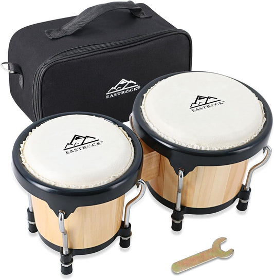 Fiesta Twin Bongos – 4" & 5" Starter Drum Set - AMPED