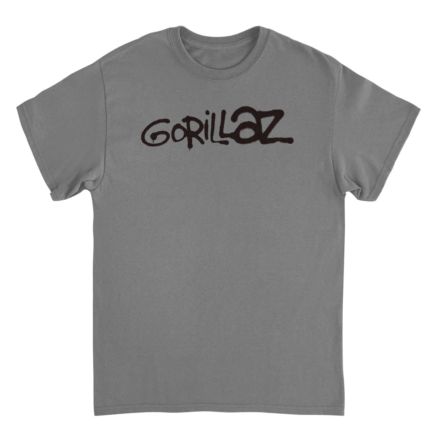 GORILLAZ Logo Graffiti Black T-Shirt - AMPED