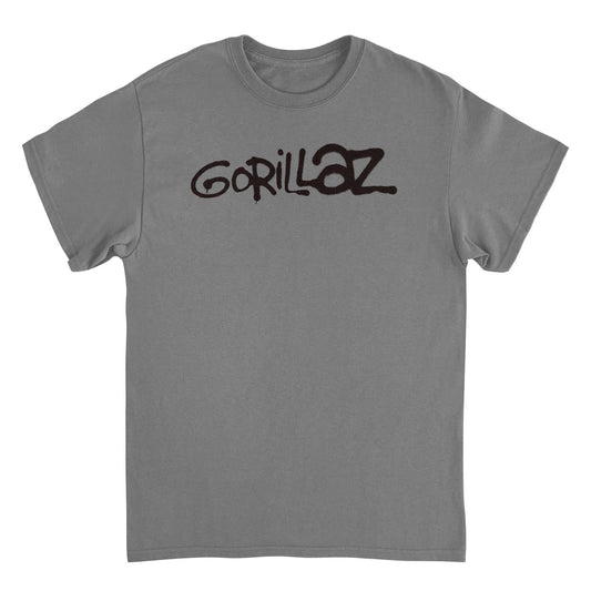 GORILLAZ Logo Graffiti Black T-Shirt - AMPED