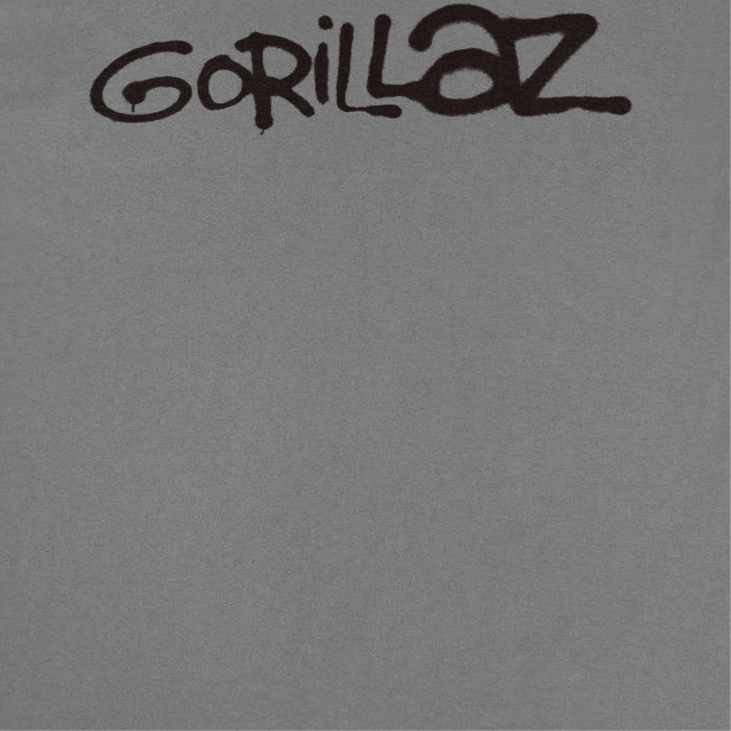 GORILLAZ Logo Graffiti Black T-Shirt - AMPED