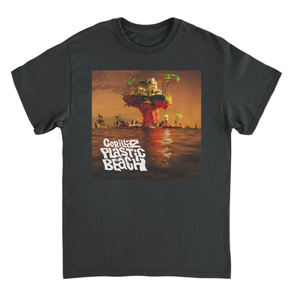 GORILLAZ Plastic Beach Artwork T-Shirt - AMPED