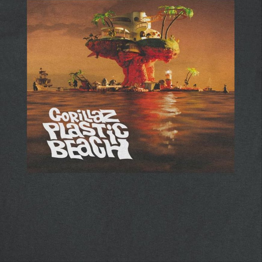 GORILLAZ Plastic Beach Artwork T-Shirt - AMPED