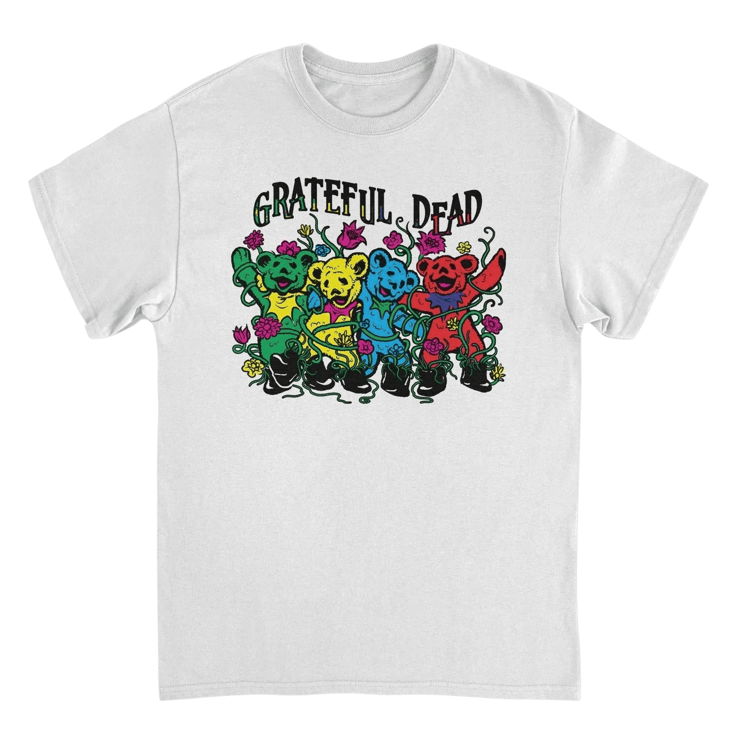 Grateful Dead Garden Boot Bears T-Shirt - AMPED