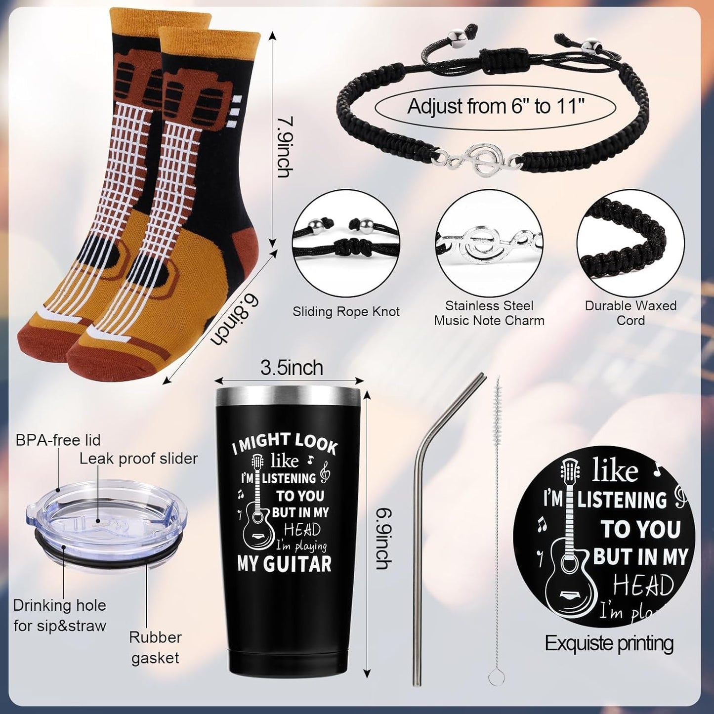 Guitar Legend Gift Crate – 13 - Piece Player Bundle - AMPED