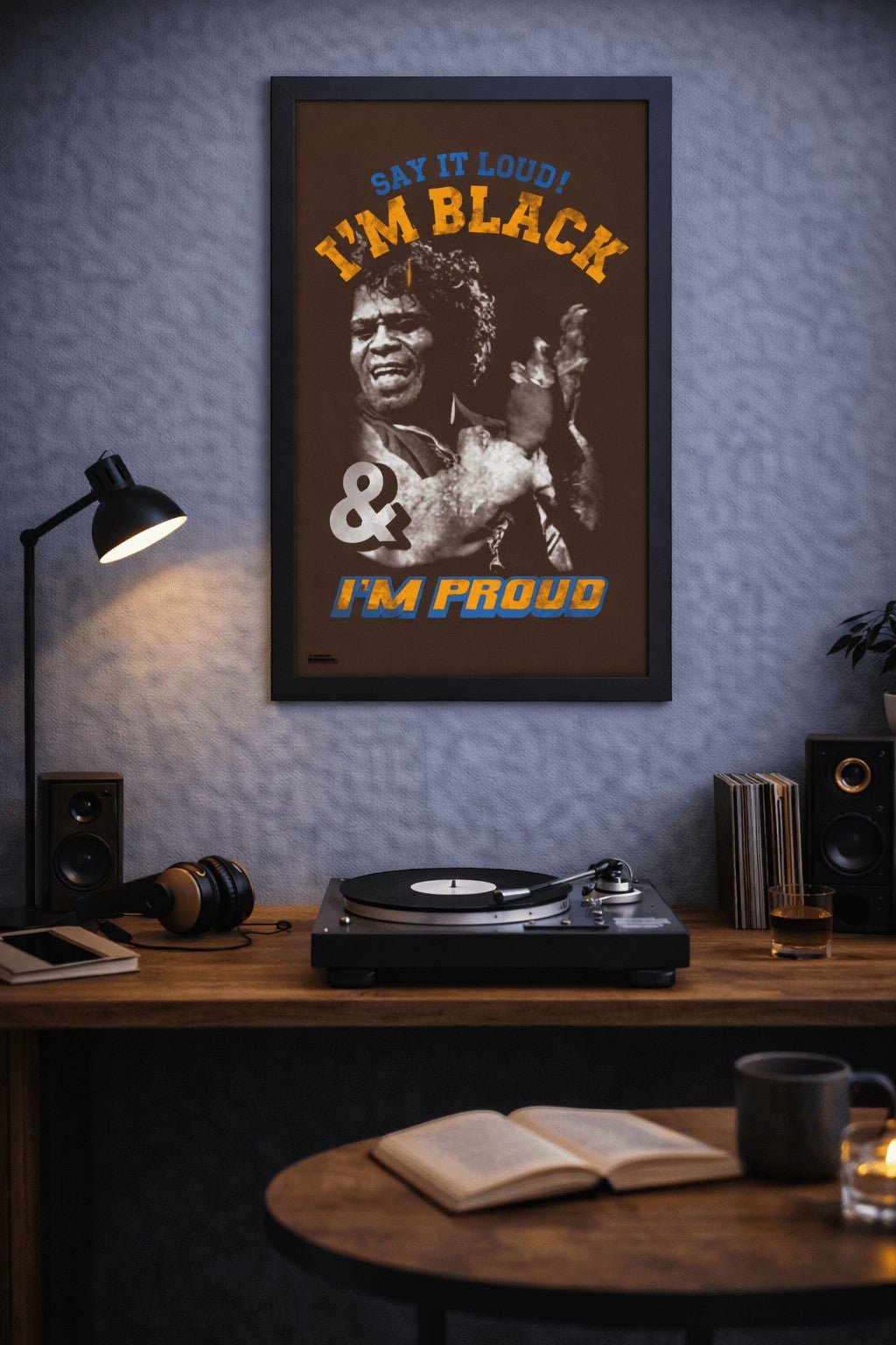 James Brown – Black and Proud (11 x 17 Poster) - AMPED