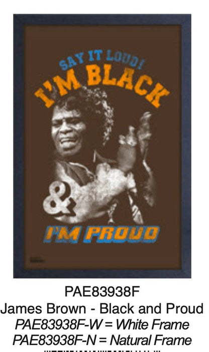 James Brown – Black and Proud (11 x 17 Poster) - AMPED